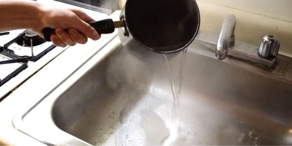 Unclog Sink with Boiling Water