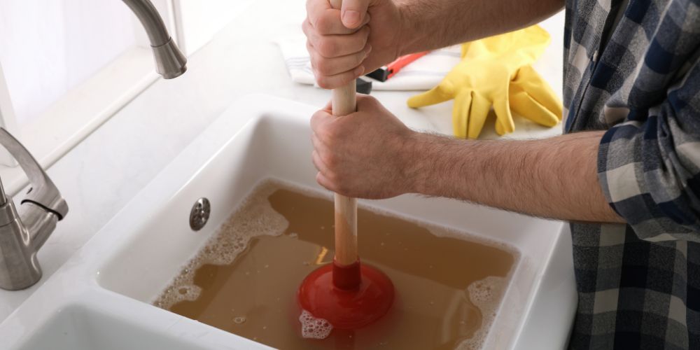 Multiple drains are backing up at once