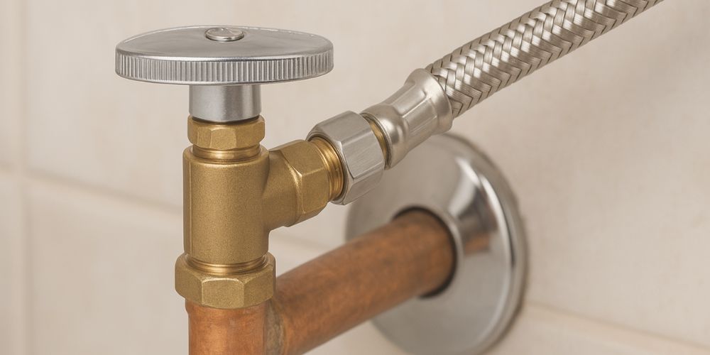 Compression Toilet Shut-off Valve