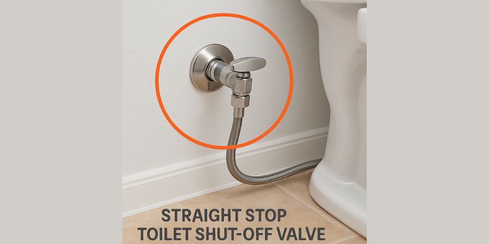 Straight Stop Toilet Shut-off Valve